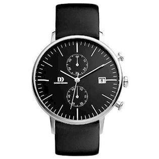 Sølv  Quartz med chronograph Herre ur fra Danish Design